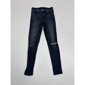J Brand  Maria High Rise Skinny Jeans Distressed L Ankle Size 26 RN#117965
